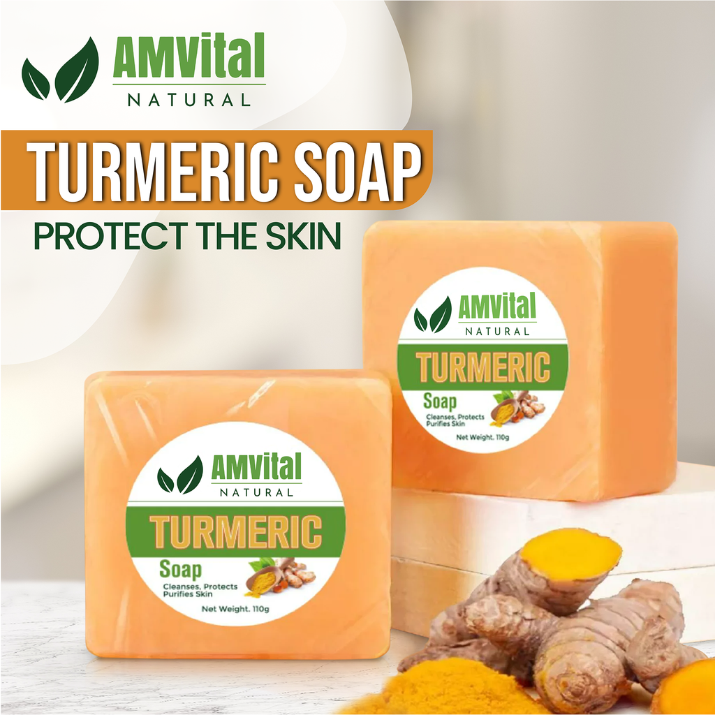 Turmeric Soap Bar for Glowing Skin (4-Pack) – Pure Haven Living